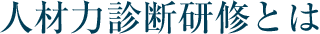 人材力診断研修とは